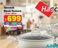 HASCEVHER SERAMİK BASIK TENCERE 26 CM
